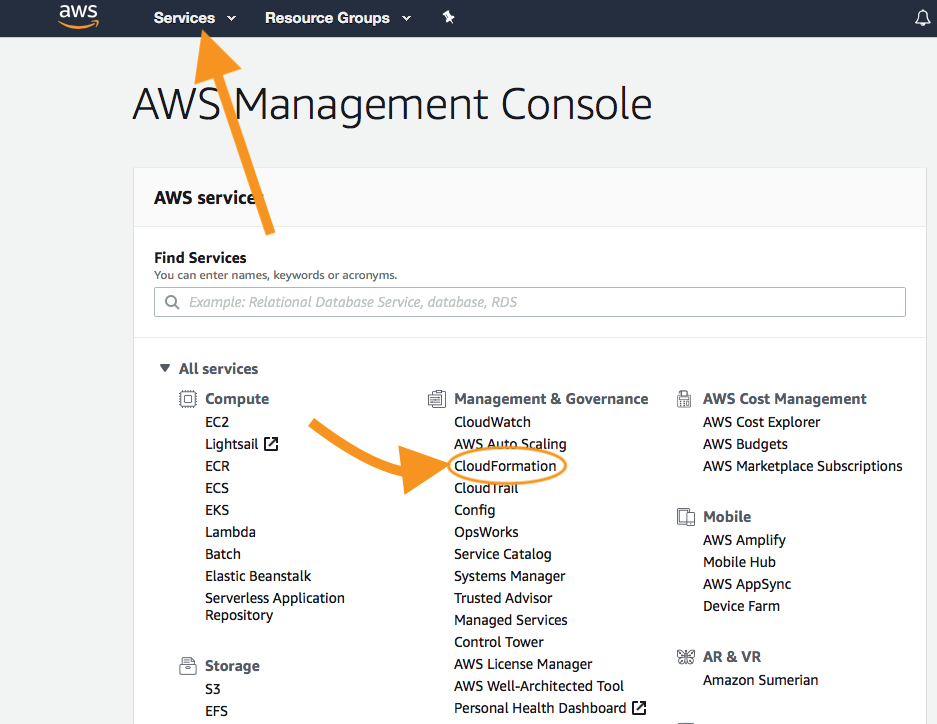 Create an AWS Portal - CHORDS Portal